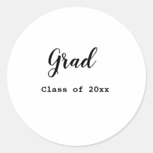 2023年のお祝いの卒業生n追加 ラウンドシール