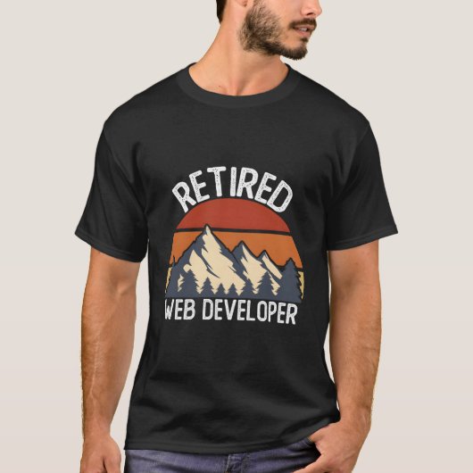 2023年のくもの巣開発者退職したの退職者 Tシャツ (正面)