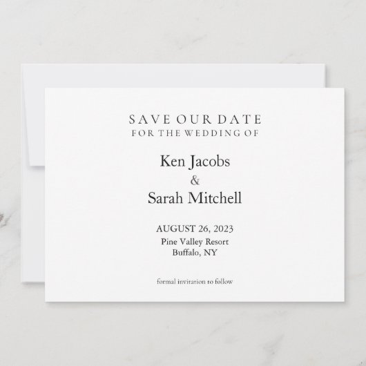 2023年のカレンダーを保存威厳があるして鉛筆 招待状 (裏面)