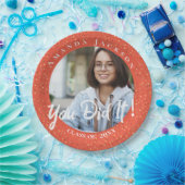 2023年のクラス写真卒業パーティー ペーパープレート (パーティー)