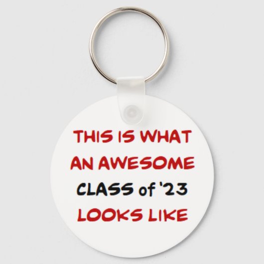 2023年のクラス素晴らし。 キーホルダー (正面)