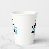 2023年のクラスGraduate Light BlueModern Tyopgraphy 紙コップ (左)