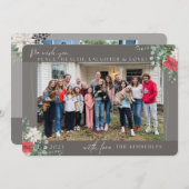 2023年のクリスマスカード 招待状 (正面/裏面)