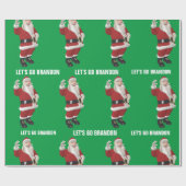 2023年のクリスマスブランドンサンタクロース行こう ラッピングペーパー (フラット)