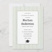 2023年のタイプライスの卒業写真のクラス 招待状 (裏面)