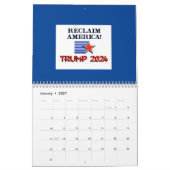 2023年のトランプ再選カレンダー カレンダー (1月 2027)