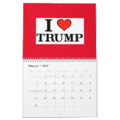 2023年のトランプ再選カレンダー カレンダー (2月 2027)