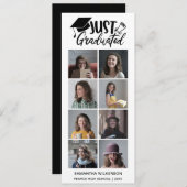 2023年のフォトコラージュ卒業クラス8件 案内状 (正面/裏面)