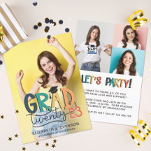 2023年のレトロカラフル卒業パーティー4写真