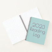2023年のログ読ブレットジャーナル ノートブック (内部)