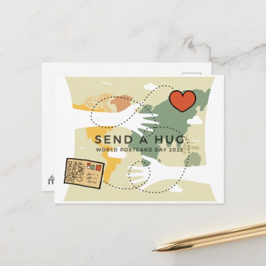 2023年の世界はがき日 ポストカード (正面/裏面インサイチュ)