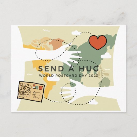 2023年の世界はがき日 ポストカード (正面)