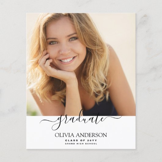 2023年の予算クラス白写真卒業 (正面)