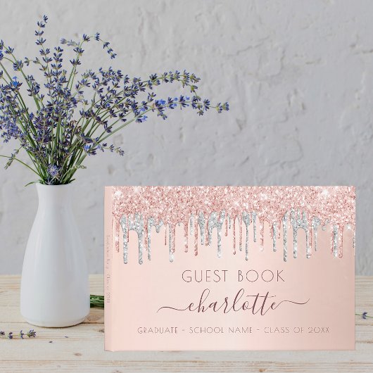 2023年の卒業パーティバラ金ゴールドグリッタークラス ゲストブック