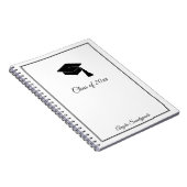 2023年の名前ミニマリストのGrad Capクラス ノートブック (右側)