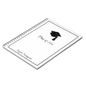 2023年の名前ミニマリストのGrad Capクラス ノートブック (左側)