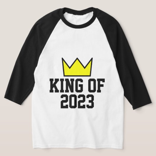 2023年の国王 Tシャツ (レイダウン)