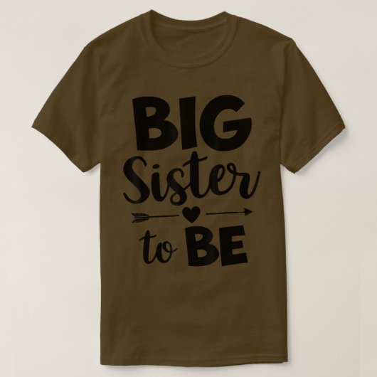 2023年の妊娠の発表シブリになる姉 Tシャツ (デザイン正面)