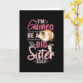 2023年の姉になる – モルモット・プン カード (黄色い花)