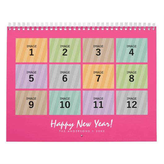 2023年の家族の写真カスタムを作成する カレンダー (カバー)