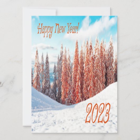 2023年の年賀状 (正面)