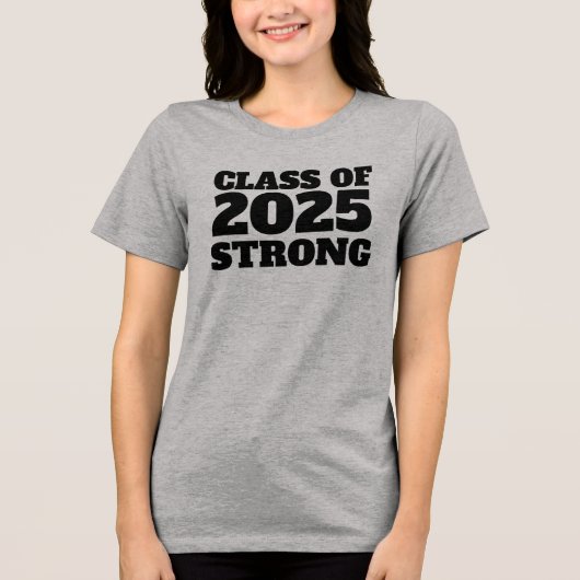 2023年の強いシニアのクラス卒業 トライブレンドＴシャツ (正面)