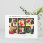 2023年の思い出を一緒に写真エレガントコラージュ シーズンカード (スタンド正面)