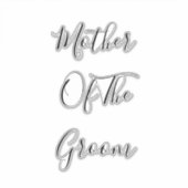 2023年の新郎のエレガント母親 シール (正面)