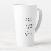 2023年の新郎結婚の贈り物の母モダン カフェラテマグ (右アングル)