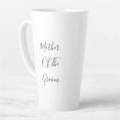 2023年の新郎結婚の贈り物の母モダン カフェラテマグ (左アングル)