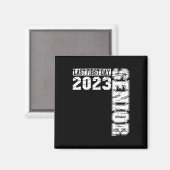 2023年の私の最後の最初の日の上級クラスに戻るSch マグネット (正面/裏面)