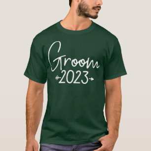 2023年の結婚式やバチェラーパーティーに最適なグルーム Tシャツ