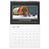 2023年の落胆と人口動態ユーモア カレンダー (3月 2026)