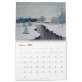 2023年の風景画美 – 油絵  カレンダー (1月 2027)