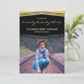 2023年のDeco写真卒業のクラス 招待状 (スタンド正面)