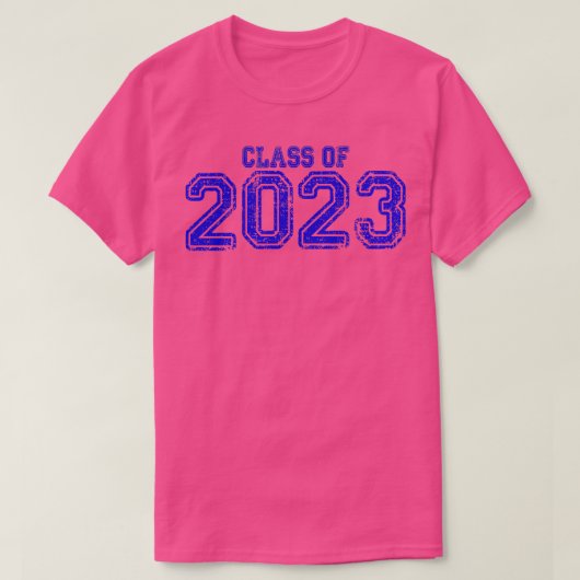 2023年のVarsity Blueクラス Tシャツ (デザイン正面)