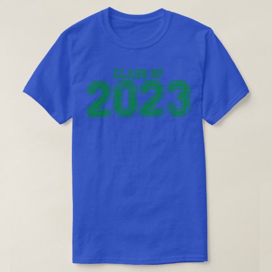 2023年のVarsity Greenクラス Tシャツ (デザイン正面)