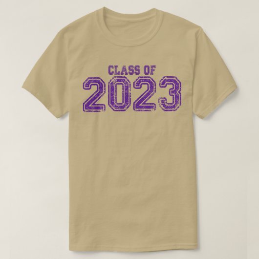 2023年のVarsity Purpleクラス Tシャツ (デザイン正面)