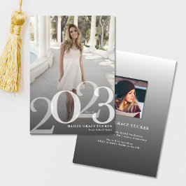 2023年はっきりしたオーバーレイ卒業 案内状