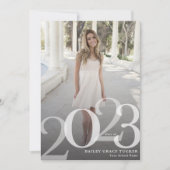 2023年はっきりしたオーバーレイ卒業 案内状 (正面)