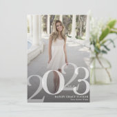 2023年はっきりしたオーバーレイ卒業 案内状 (スタンド正面)