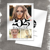 2023年はっきりした卒業3写真コラージュ卒業Anno 案内状