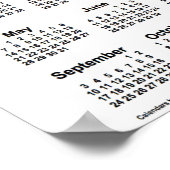 2023年ひまわりカレンダーby Janz ポスター (角)