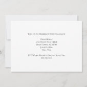 2023年ひまわり卒業パーティーのクラス 招待状 (裏面)