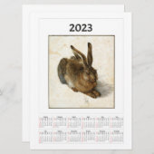 2023年アルブレヒト・デュラーのヤングハレ・カレンダー (正面/裏面)