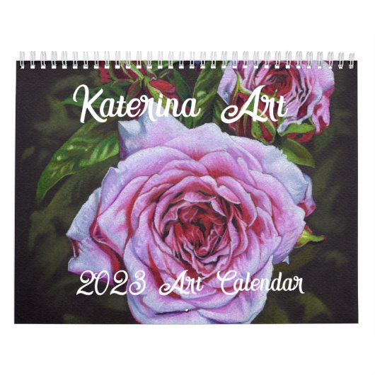 2023年アートカレンダーby Katerina Art カレンダー (カバー)