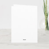 2023年ウサギの年 フェイクゴールド カード (裏面)