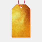 2023年ウサギ年 ゴールドレッド ペーパーカット CNY GT ギフトタグ (裏面)