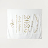 2023年エレガントゴールドカスタム卒業 タペストリー (正面(横))