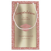 2023年エレガント卒業おめでとうございます スモールペーパーバッグ (裏面)